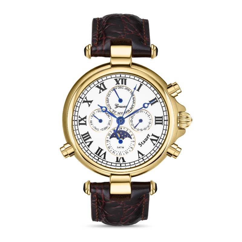 Stauer Gold Finished Graves '33 Wristwatch